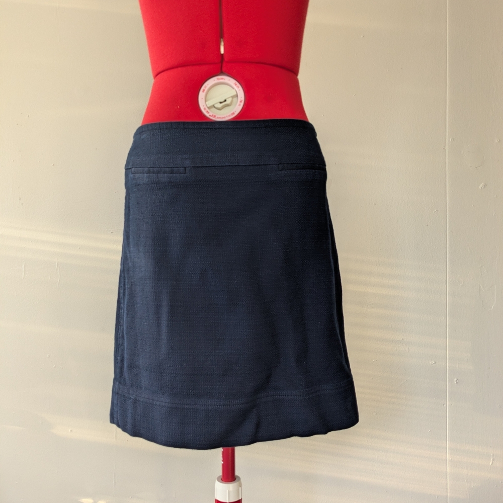 Talbots Navy Mini Skirt